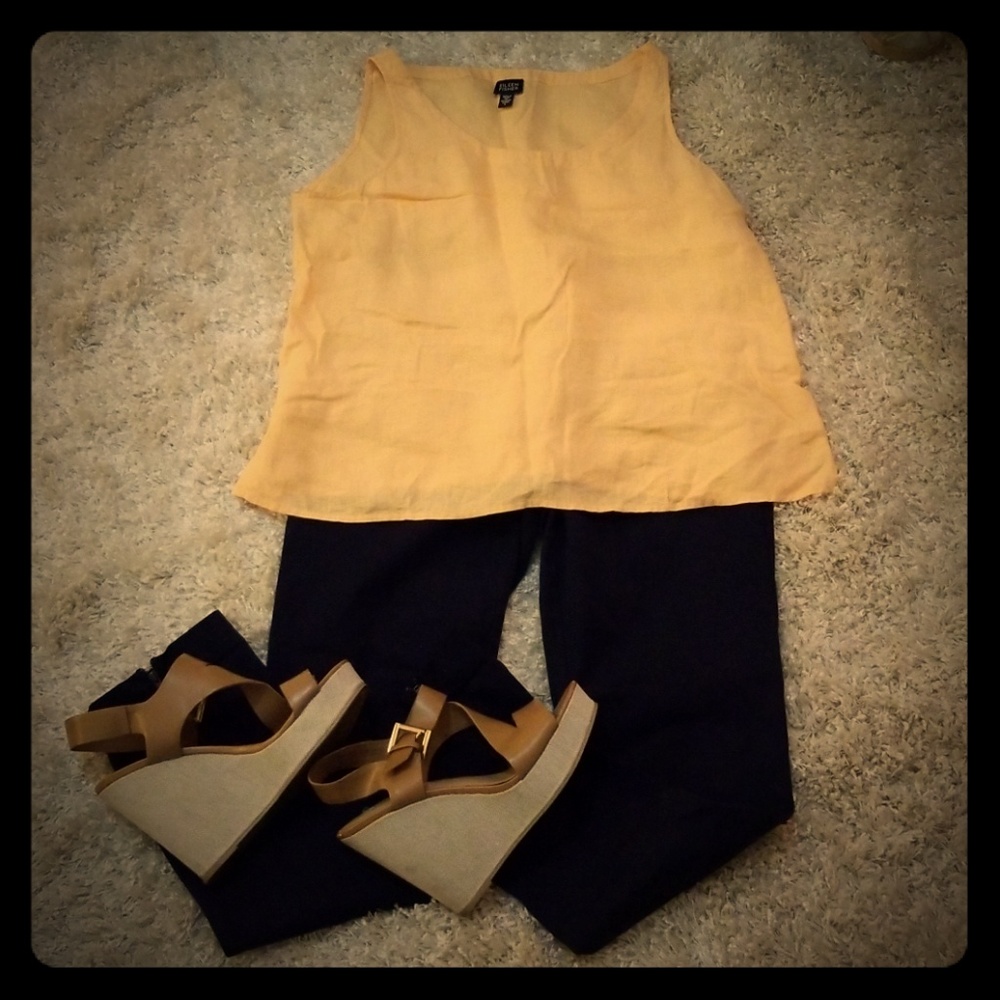 Skinny leg dress pants